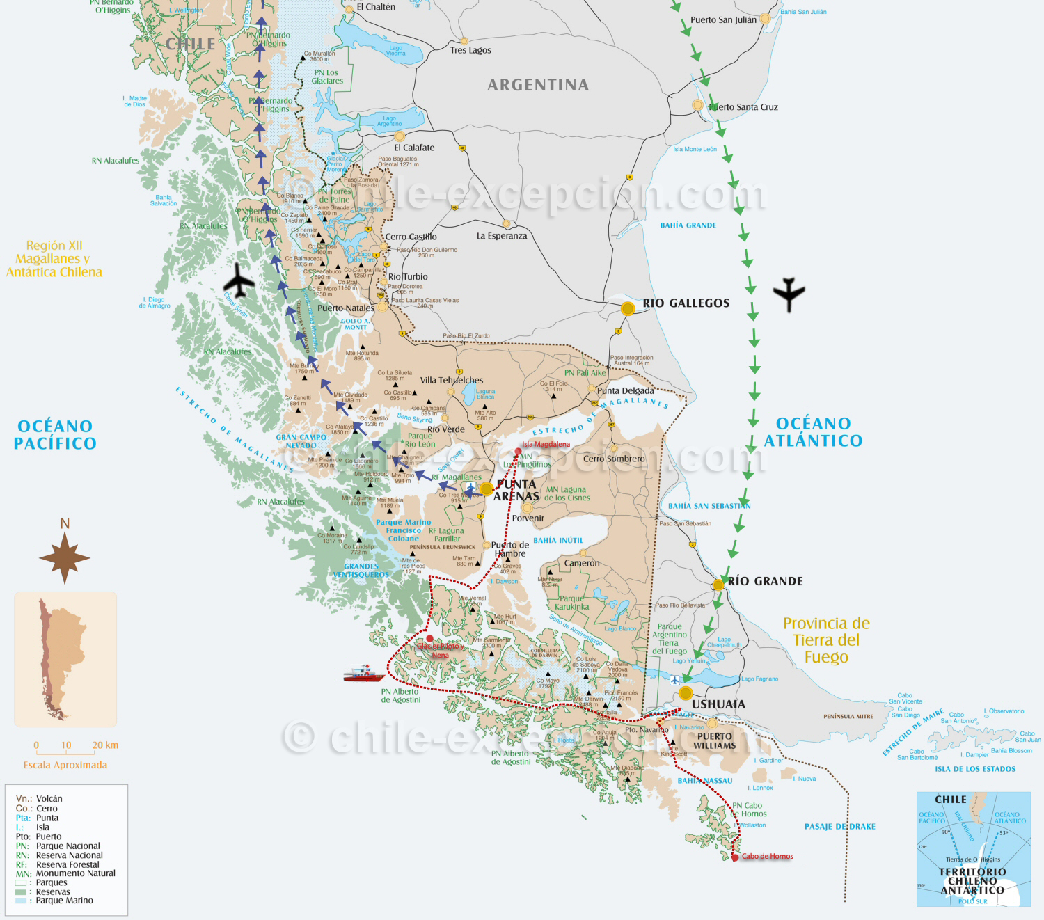 Carte croisiere Australis Carte croisiere Australis