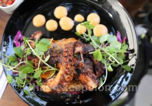 Poulpe grillé, Chili