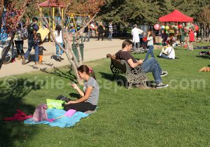 Situation au parc Araucano