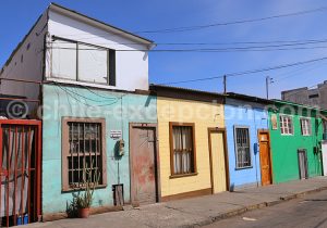 Les ruelles d'Iquique en hiver