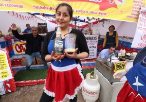 Chilienne à la Fiesta Patrias