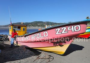 Port de pêche et station balnéaire de Curanipe