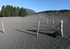 Sable volcanique, volcan Calbuco