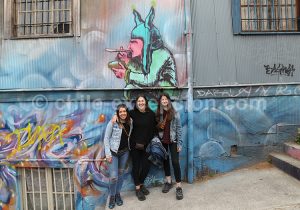 Touristes et Valparaisiens