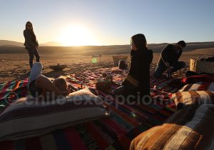 Balade dans dunes de Copiapo, désert d’Atacama