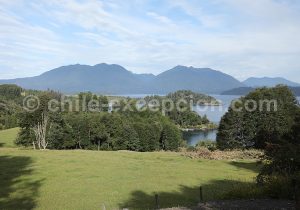 Lac Panguipulli, région des lacs et volcans, Chilii