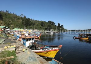 Queule, région d'Araucanie, Chili