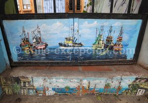 Street art, Au fil des rues, Valparaiso, région centre, Chili avec l'agence de voyage Chile Excepción