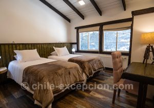 Découvrir les chambres de l'hôtel The Patagonian Lodge, Coyhaique, Chili