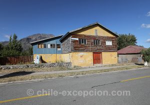 Habitations traditionnelles du Chili en Patagonie australe, Puerto Ibañez