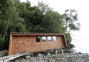 Accueil des thermes Ensenada Pérez, Chili