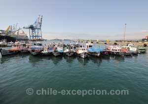 Se balader sur le port de Valparaiso