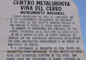 Informations sur le centre incaique Villa del Cerro, Copiapo