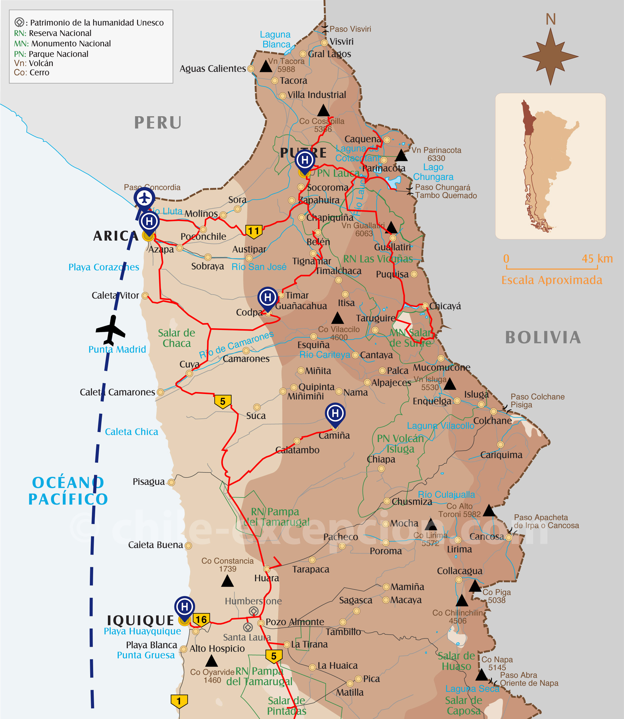 Trajet Extrême Nord Chili circuit 19