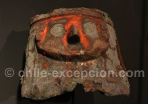 Masque en cuivre et argent, culture Chimu 1200 - 1470 apr.J.-C.