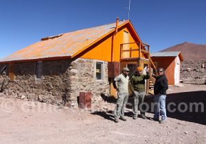 Refuge Negro San Francisco, parc Nevado Tres Cruces, Chili