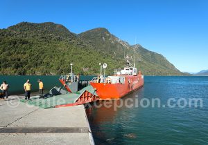 Barcaza du lac Tagua Tagua