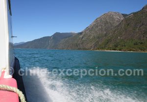 Traversée du lac Tagua Tagua en ferry
