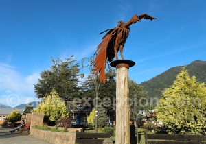 Scupture, village de Rio Puelo