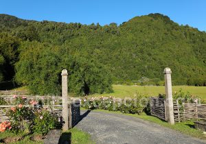 Entrée d'une propriété à El Amarillo