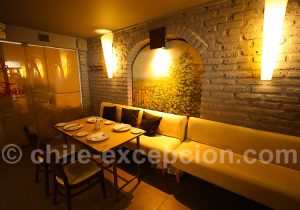 Le Due Torri Isidora, menu de poissons et crustacés du Chili