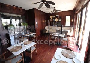 Salle à manger hôtel Casa Higueras