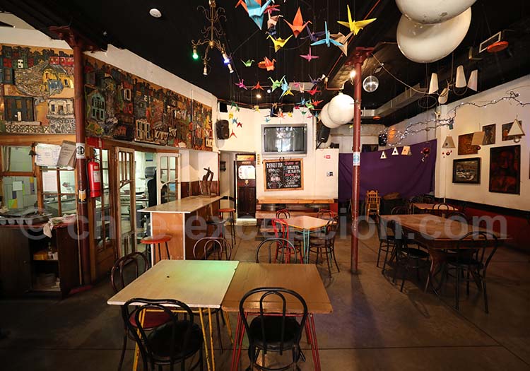 Bar Parajito, ville basse de Valparaiso