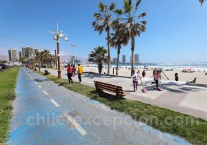 Piste cyclable de la plage Cavancha