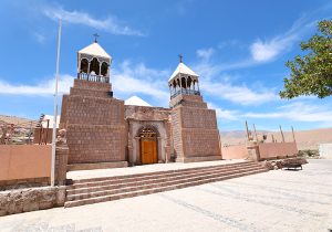 Eglise de Mamiña en réfection