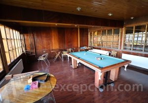 Salle de billard, HosteríaCatalina à Hornopiren