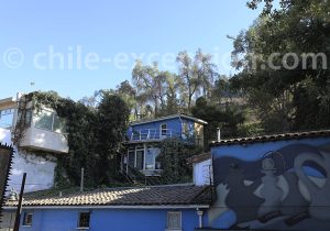 La Chascona, maison de Pablo Neruda à Santiago, Chili