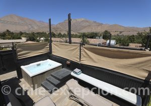 Jacuzzi, Hôtel Solar Madariaga, Vicuña