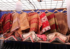 Ponchos tranditionnels du huaso chilien