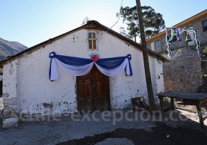 Maison du village de Chusmiza, séjour dans l'extrême nord du Chili