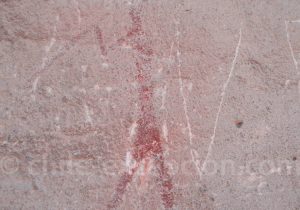 Pictogramme représentant un humain, peintures rupestres de Vilacaurani