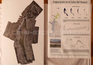 Panneau explicatif sur le salar