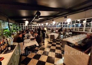 Entrée du Restaurant La Calma à Santiago, quartier de Vitacura