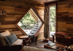 salon privé hôtel Casa Solaria Patagonie des lacs