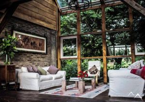 Espaces communs du B&B Orchard Angol au Chili